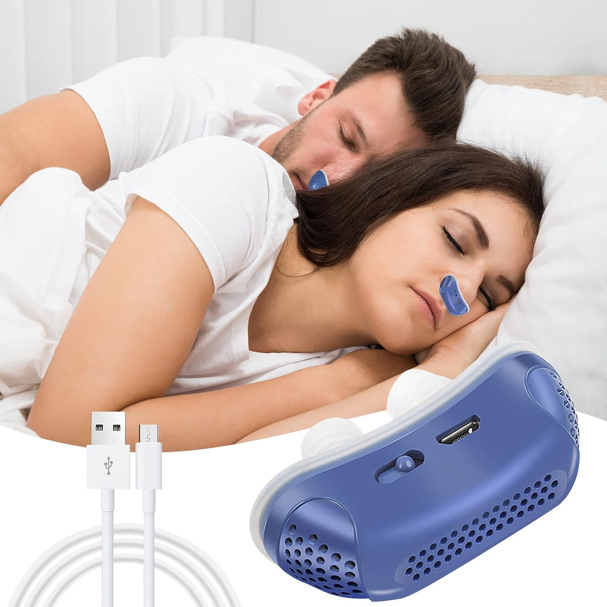 Mikro-CPAP Schlafapnoe-Gerät - Anti-Schnarch