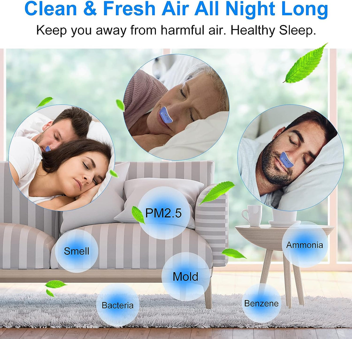 Mikro-CPAP Schlafapnoe-Gerät - Anti-Schnarch