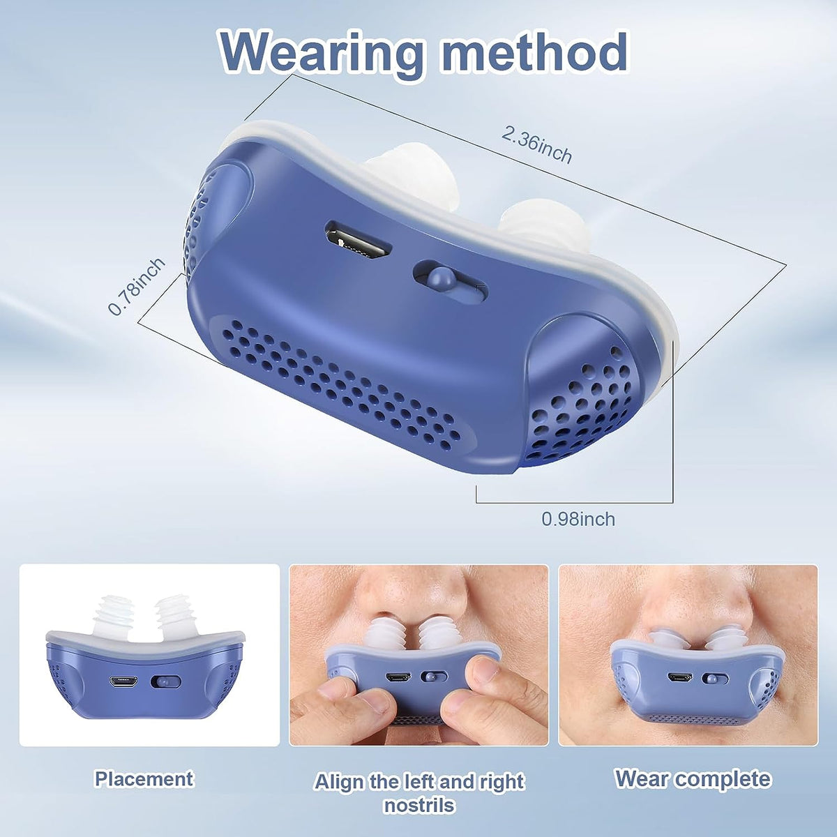 Mikro-CPAP Schlafapnoe-Gerät - Anti-Schnarch
