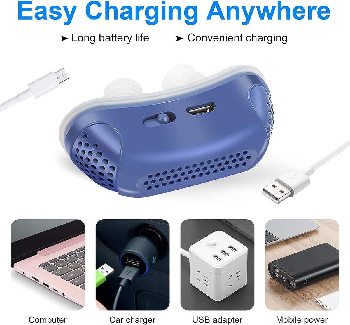 Mikro-CPAP Schlafapnoe-Gerät - Anti-Schnarch