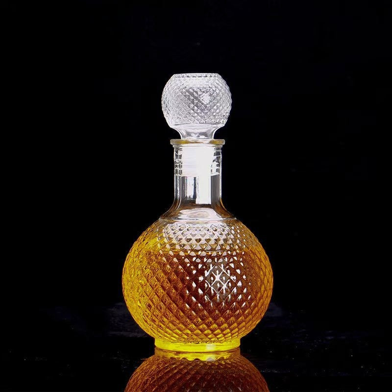 Mini Vintage Glasdekanter