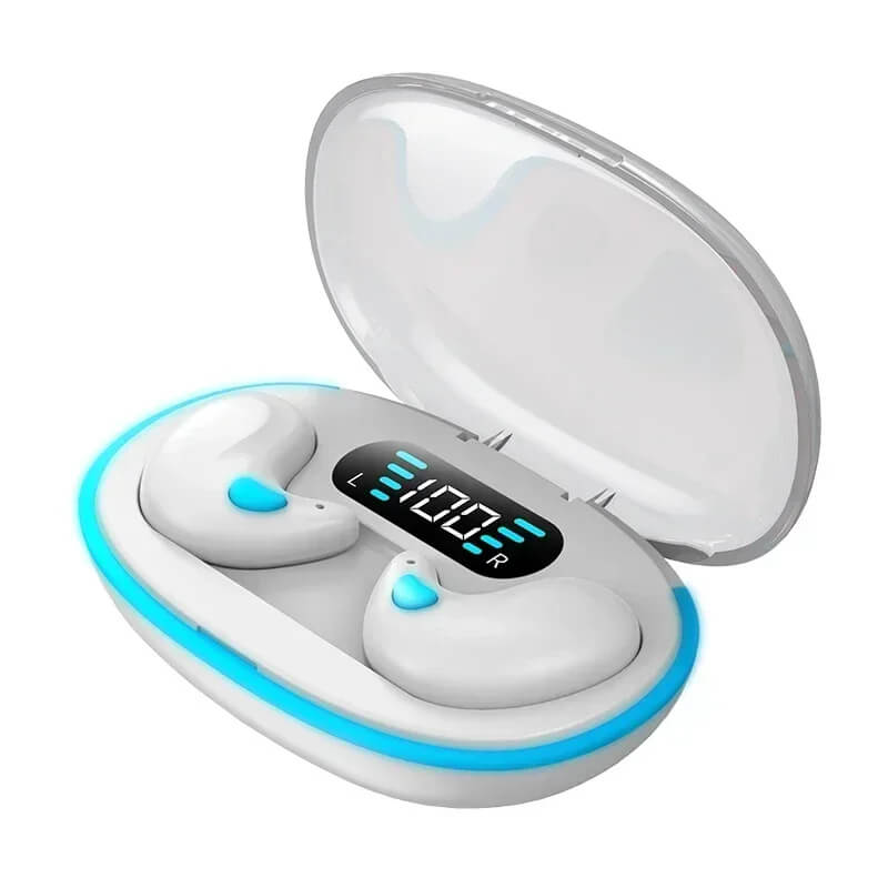 Minimalistisches, ultradünnes kabelloses HiFi-Headset zum Schlafen und für Komfort