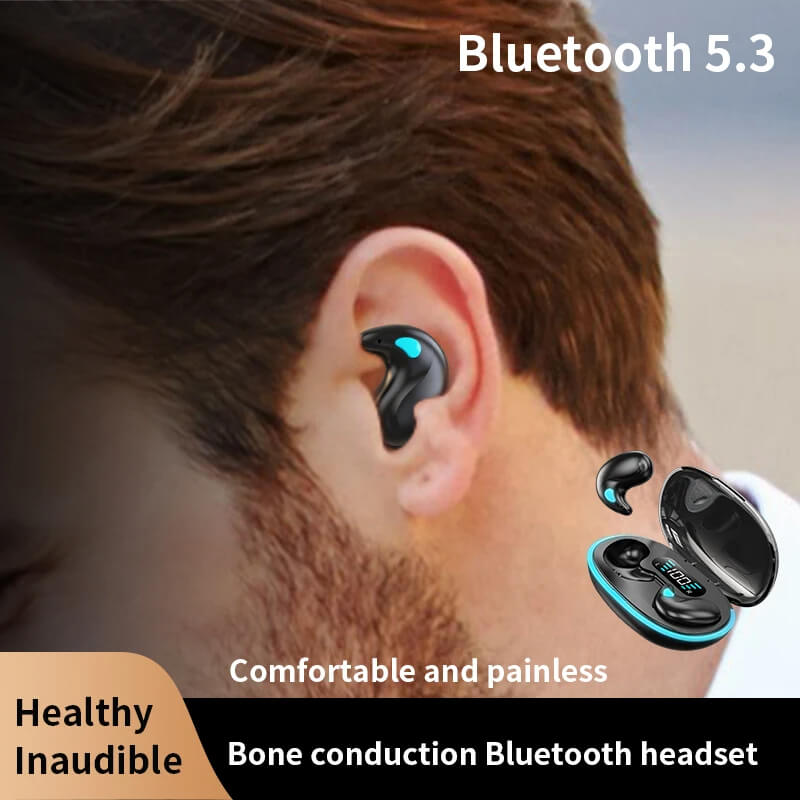 Minimalistisches, ultradünnes kabelloses HiFi-Headset zum Schlafen und für Komfort