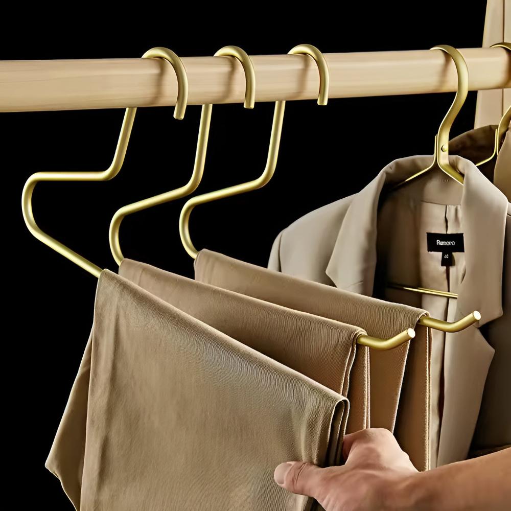 Minimalistische Metall-Kleiderbügel | 5 Stück