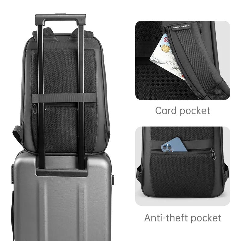 Laptop-Rucksack im minimalistischen Stil