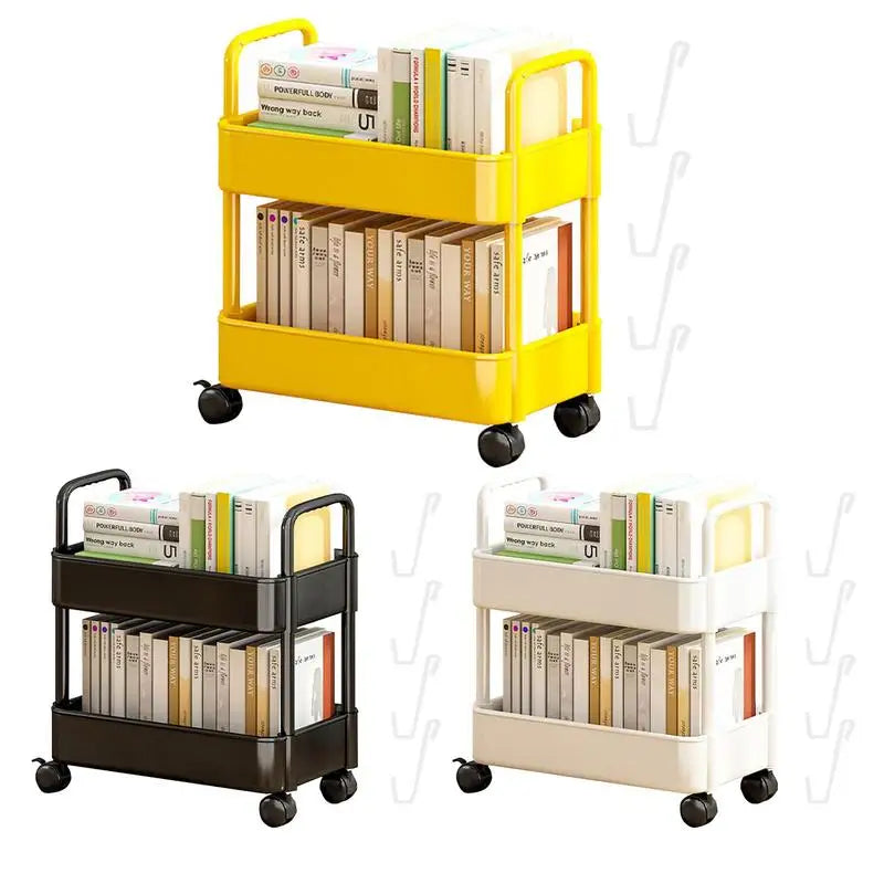 Mobiles Bücherregal auf Rollen - Praktisch und stilvoll
