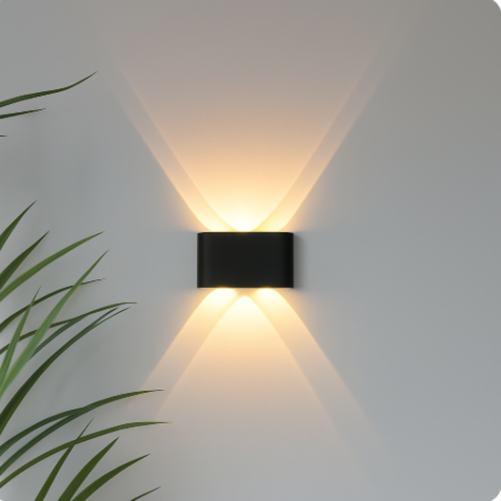 Moderne Innen- und Aussenwandleuchte – minimalistische LED-Wandleuchte