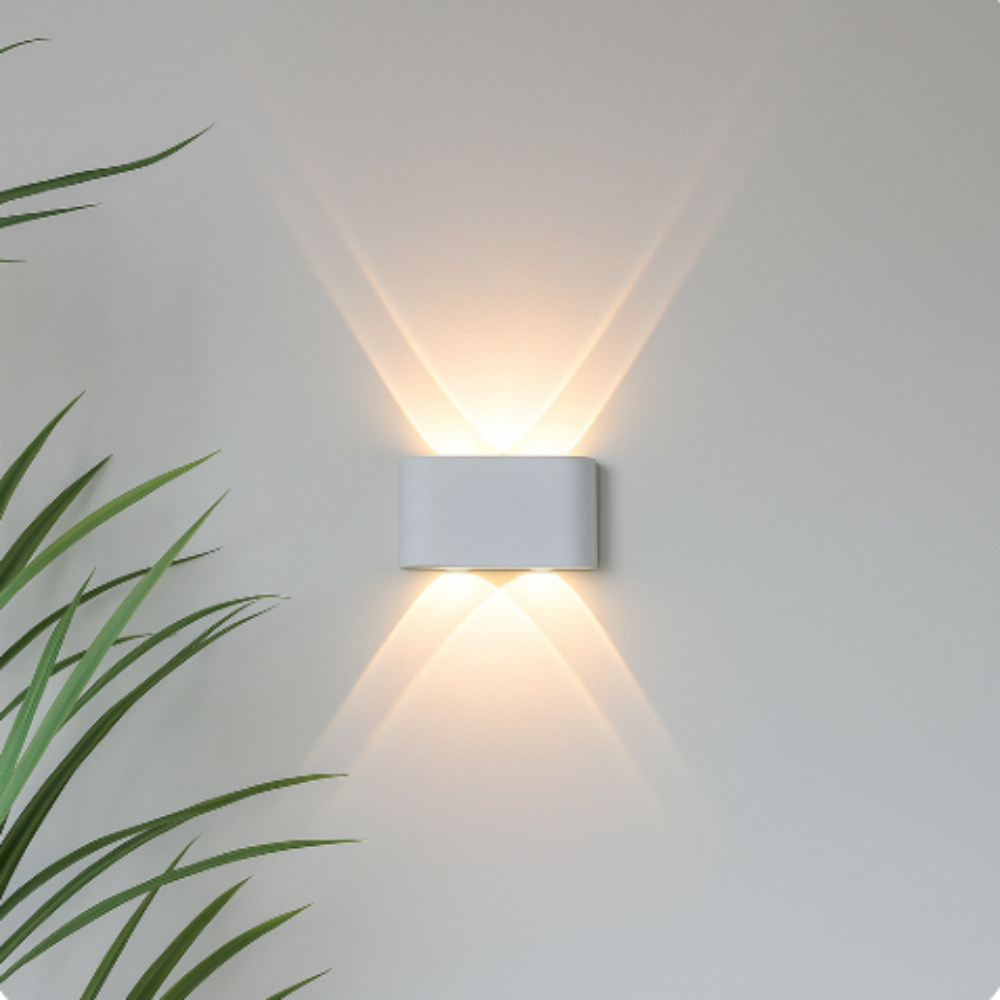 Moderne Innen- und Aussenwandleuchte – minimalistische LED-Wandleuchte