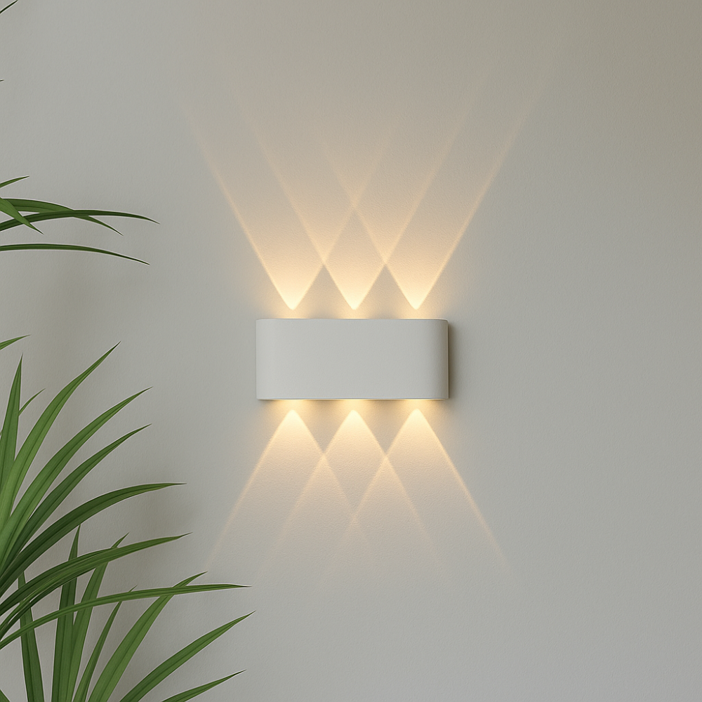 Moderne Innen- und Aussenwandleuchte – minimalistische LED-Wandleuchte