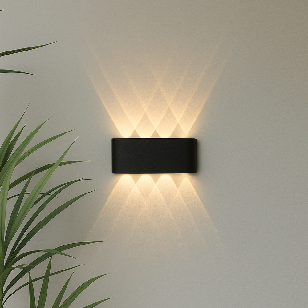 Moderne Innen- und Aussenwandleuchte – minimalistische LED-Wandleuchte