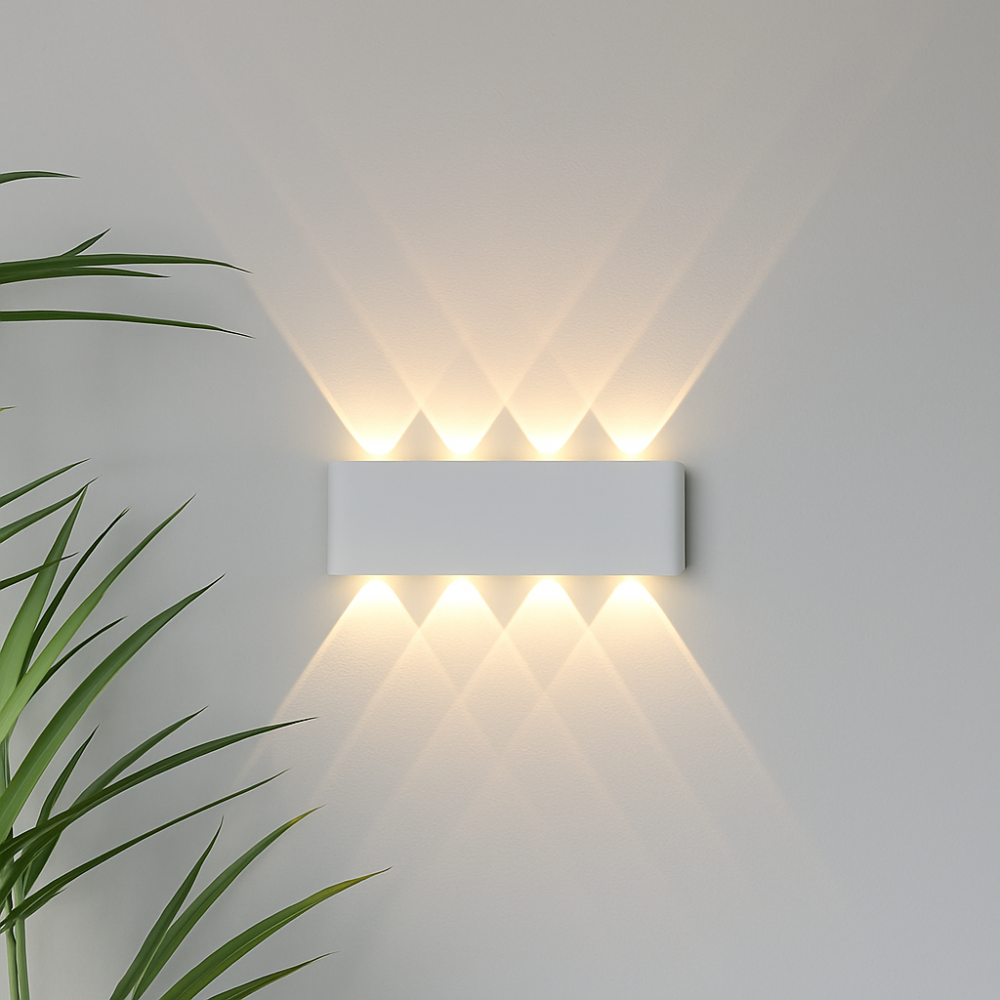 Moderne Innen- und Aussenwandleuchte – minimalistische LED-Wandleuchte