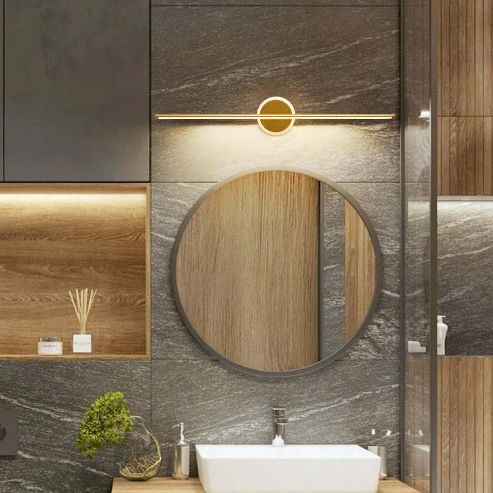 Moderne LED-Wandleuchte, rundes/eckiges Design