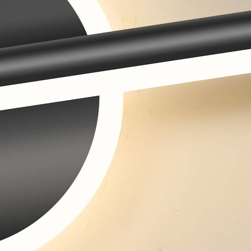 Moderne LED-Wandleuchte, rundes/eckiges Design