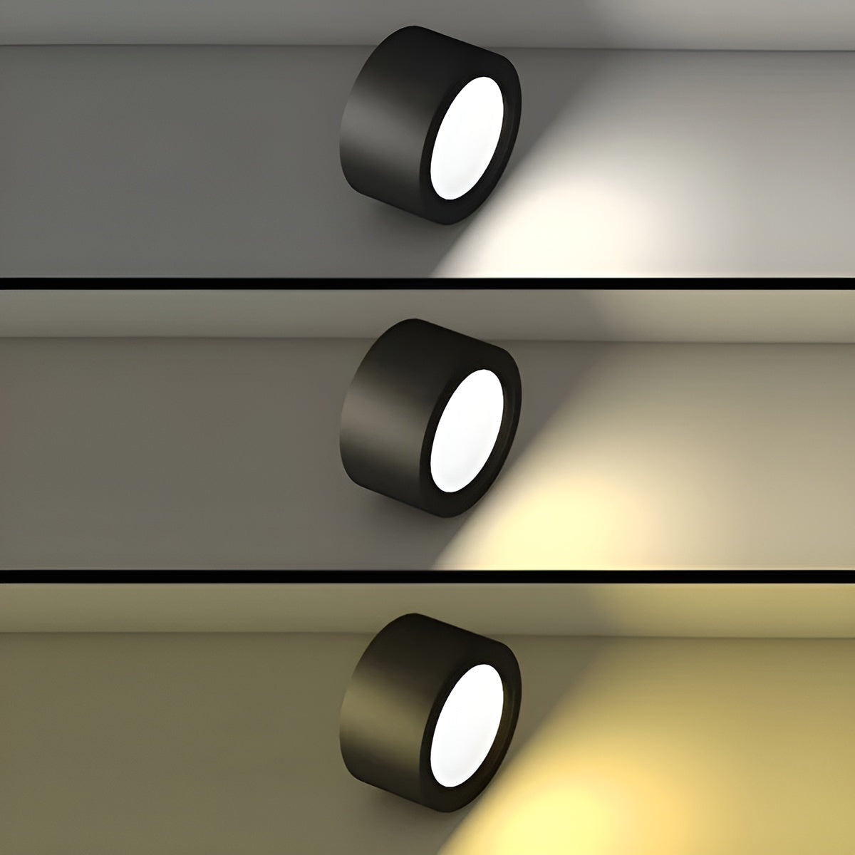 Moderne LED-Deckenleuchte – Runde Form und warmes LED-Licht | Stimmungsvolle Beleuchtung für jeden Raum