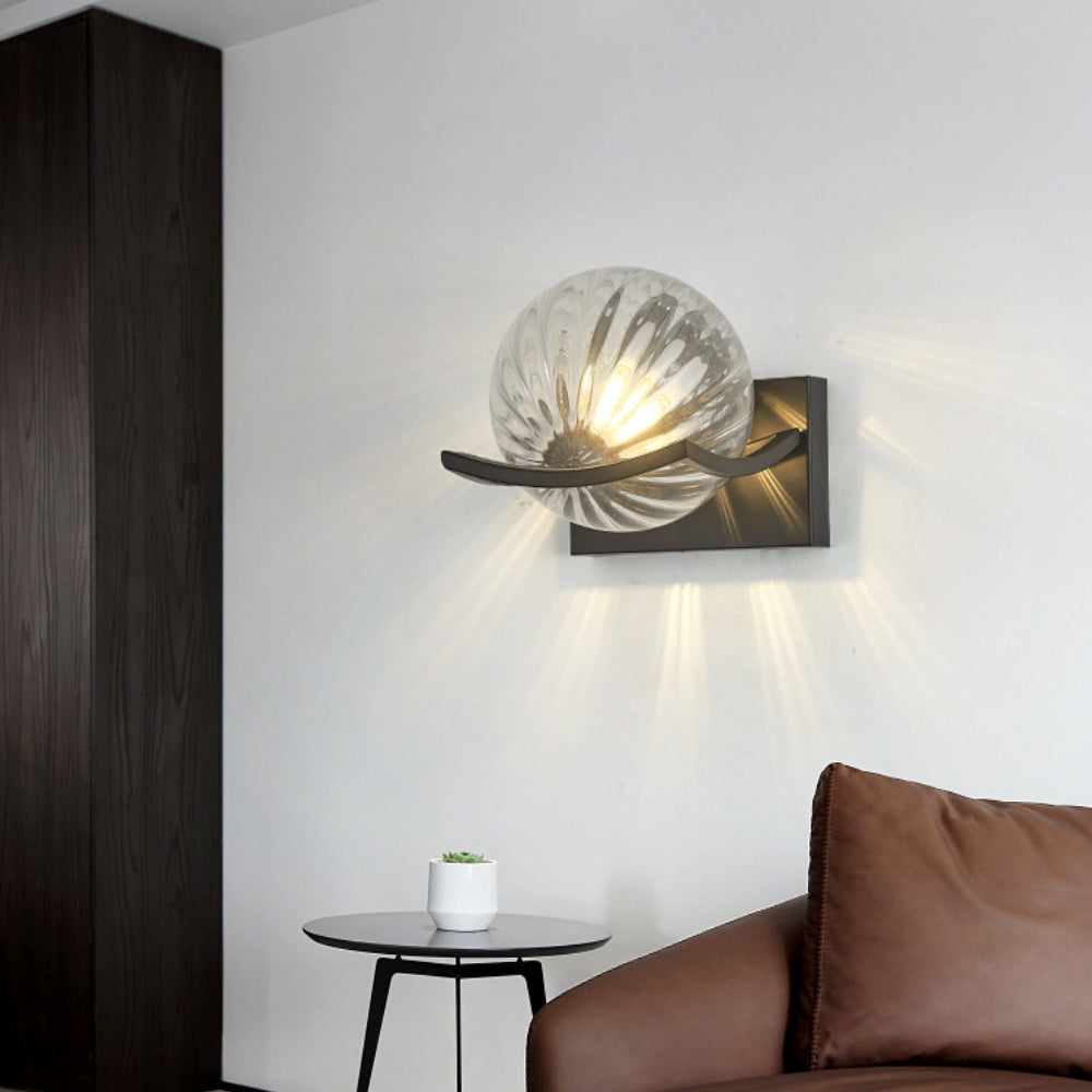 Moderne LED-Glaswandleuchte für die Heimdekoration