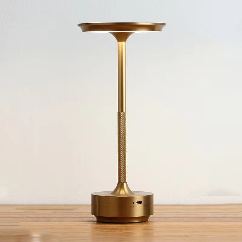 Moderne kabellose LED-Tischlampe mit Berührungssensor