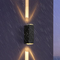 Moderne wasserdichte LED-Aussenwandleuchte – Rechteckiger Aluminium-Leuchtenkörper