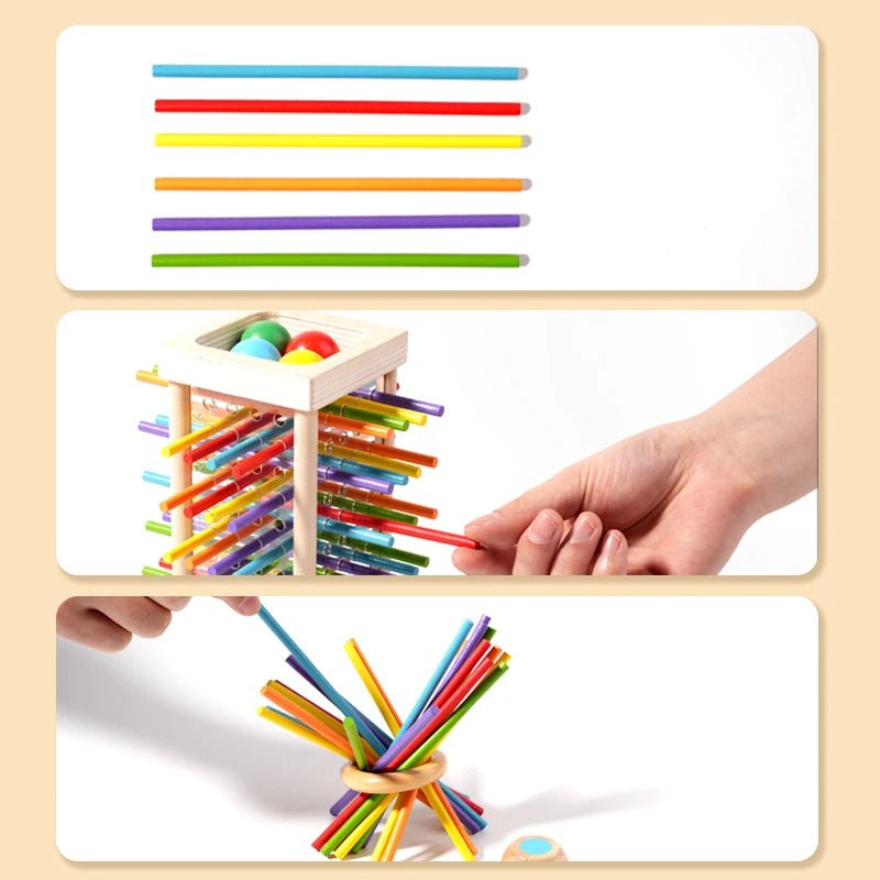 Montessori-Rechenstäbchen für Kinder zum pädagogischen Lernen