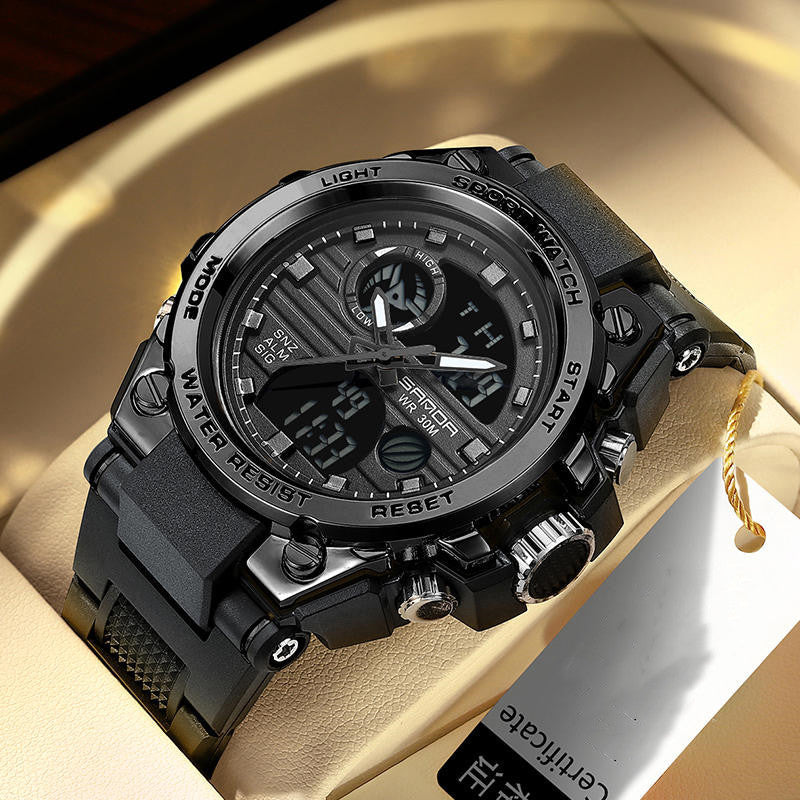 Multifunktionale, wasserdichte, leuchtende Outdoor-Armbanduhr