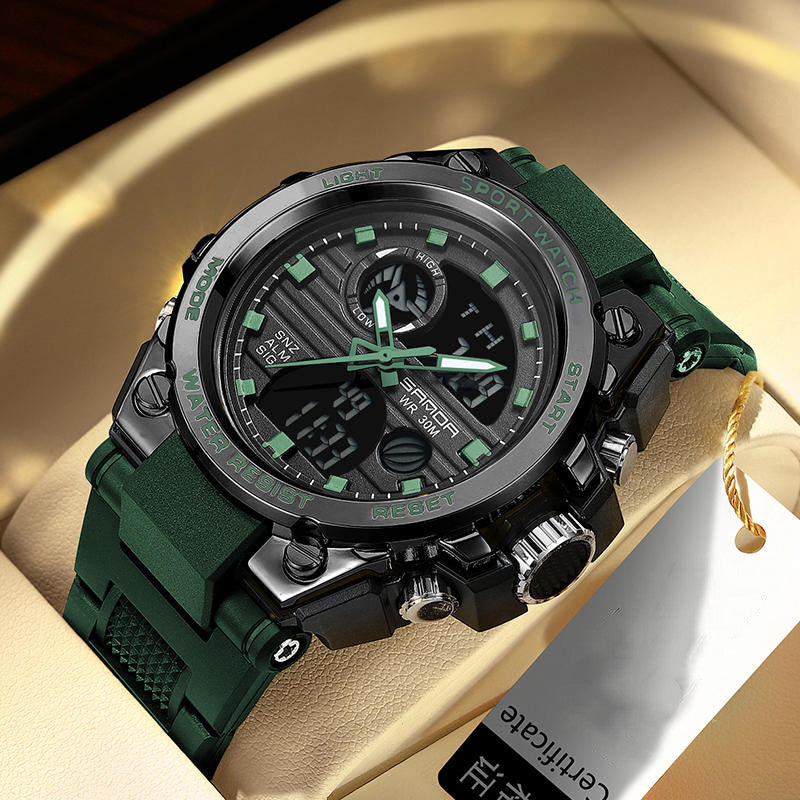 Multifunktionale, wasserdichte, leuchtende Outdoor-Armbanduhr