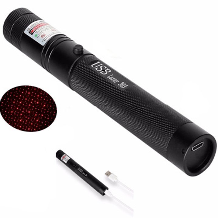 Leistungsstarker Laserpointer mit einstellbarem Fokus