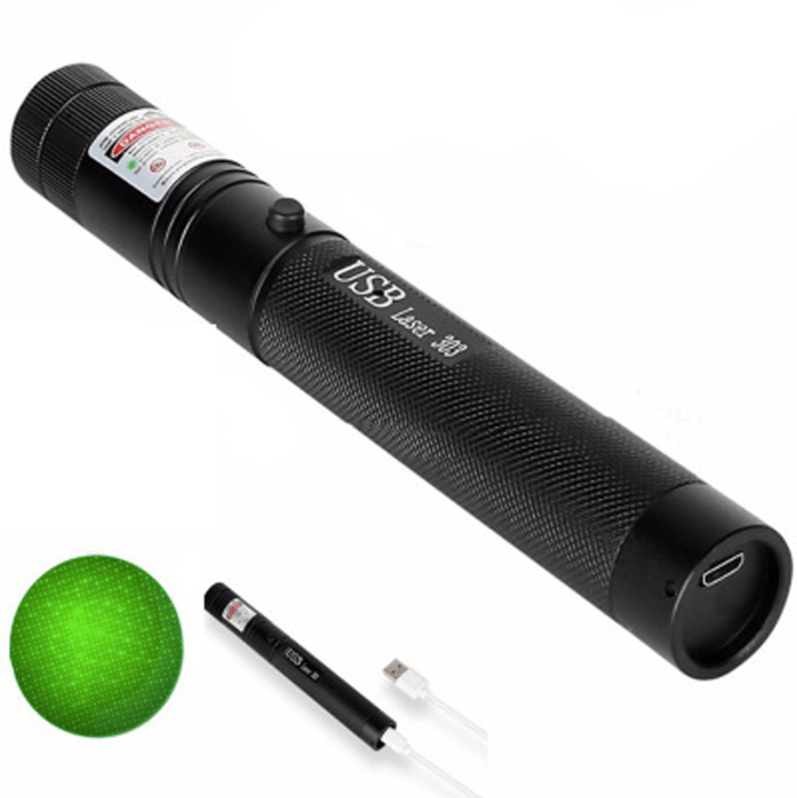 Leistungsstarker Laserpointer mit einstellbarem Fokus