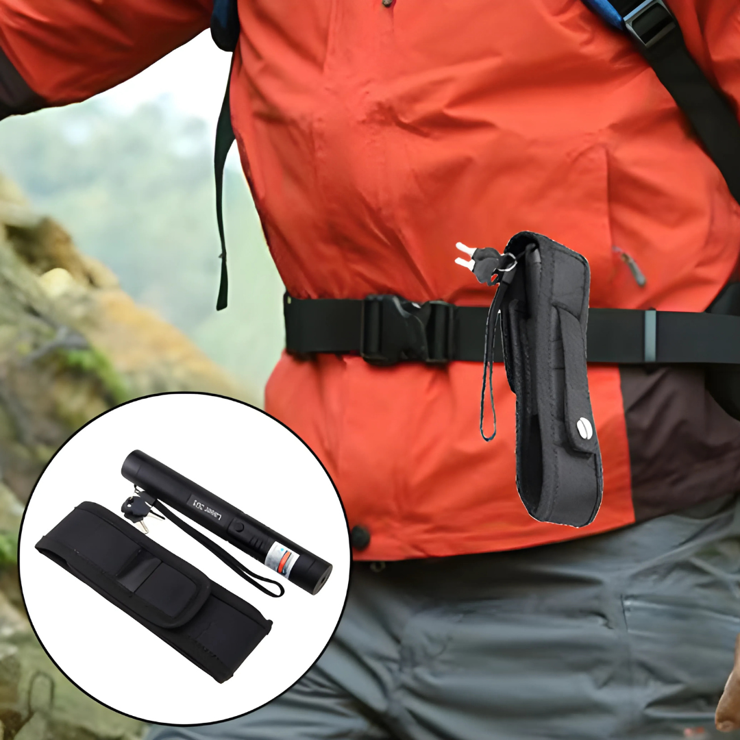 Leistungsstarke Laserpointer-Taschenlampe mit hoher Reichweite