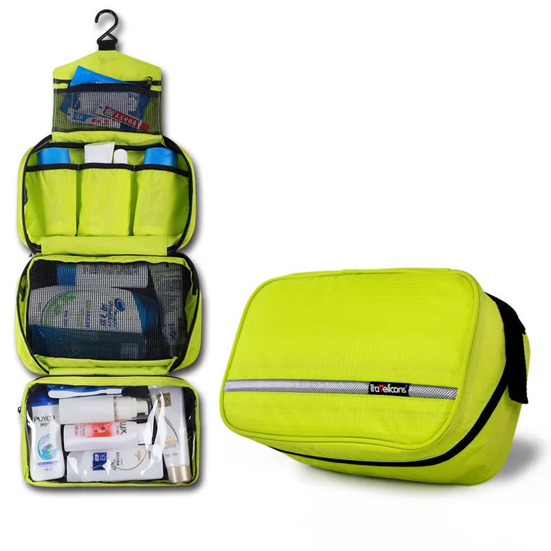Grosse, wasserdichte Kulturtasche für Damen und Herren | Reise-Kosmetiktasche | Robustes Design und grosses Fassungsvermögen