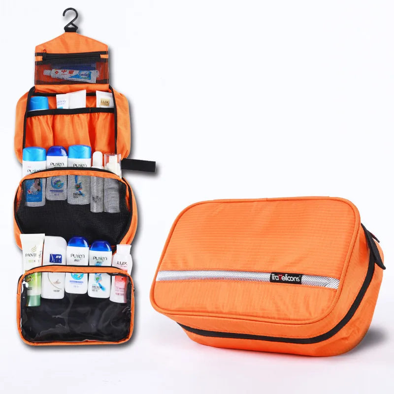 Grosse, wasserdichte Kulturtasche für Damen und Herren | Reise-Kosmetiktasche | Robustes Design und grosses Fassungsvermögen