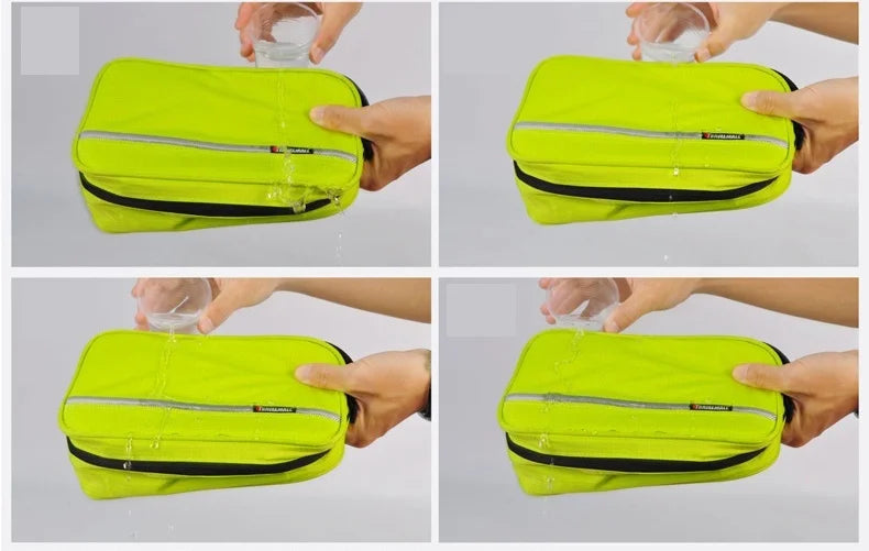 Grosse, wasserdichte Kulturtasche für Damen und Herren | Reise-Kosmetiktasche | Robustes Design und grosses Fassungsvermögen