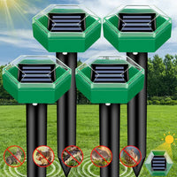 Solar-Ultraschall-Maulwurfschreck - 4er-Set