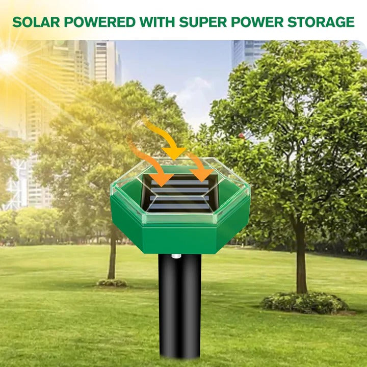 Solar-Ultraschall-Maulwurfschreck - 4er-Set
