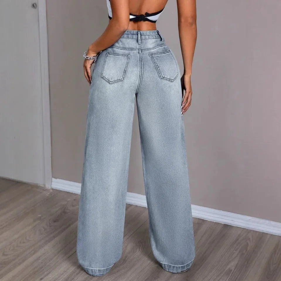 Damen Baggy Jeans für Freizeit und Alltag