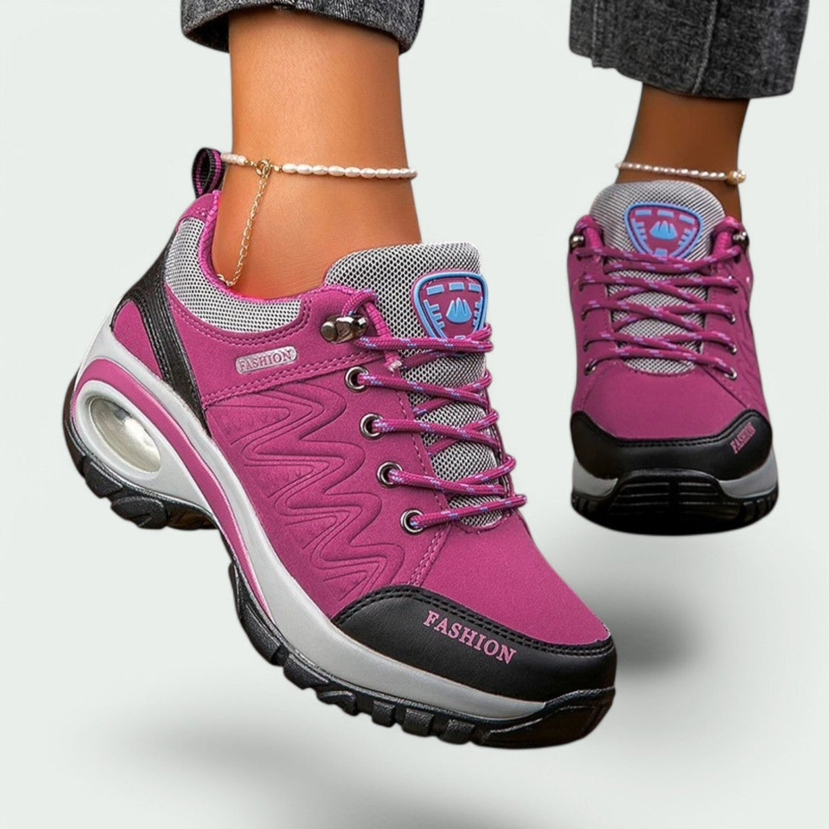 Damen Schlupf-Wanderschuhe mit Komfort und Halt