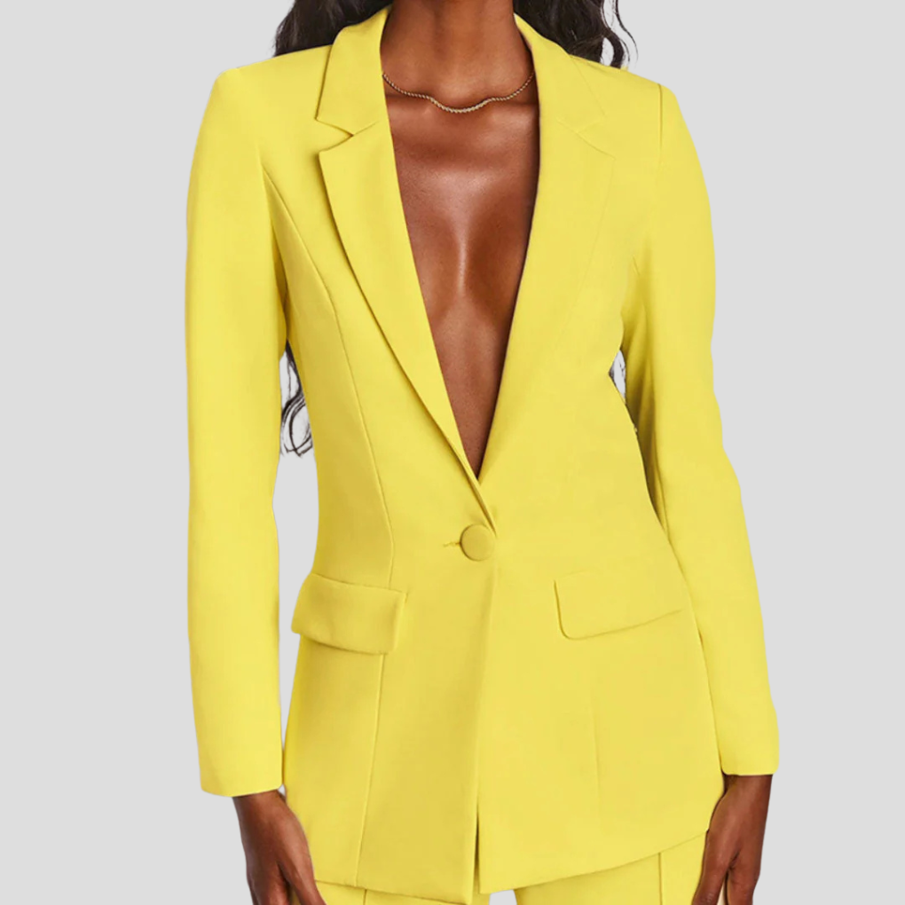 Damen Blazer und Hosen Set