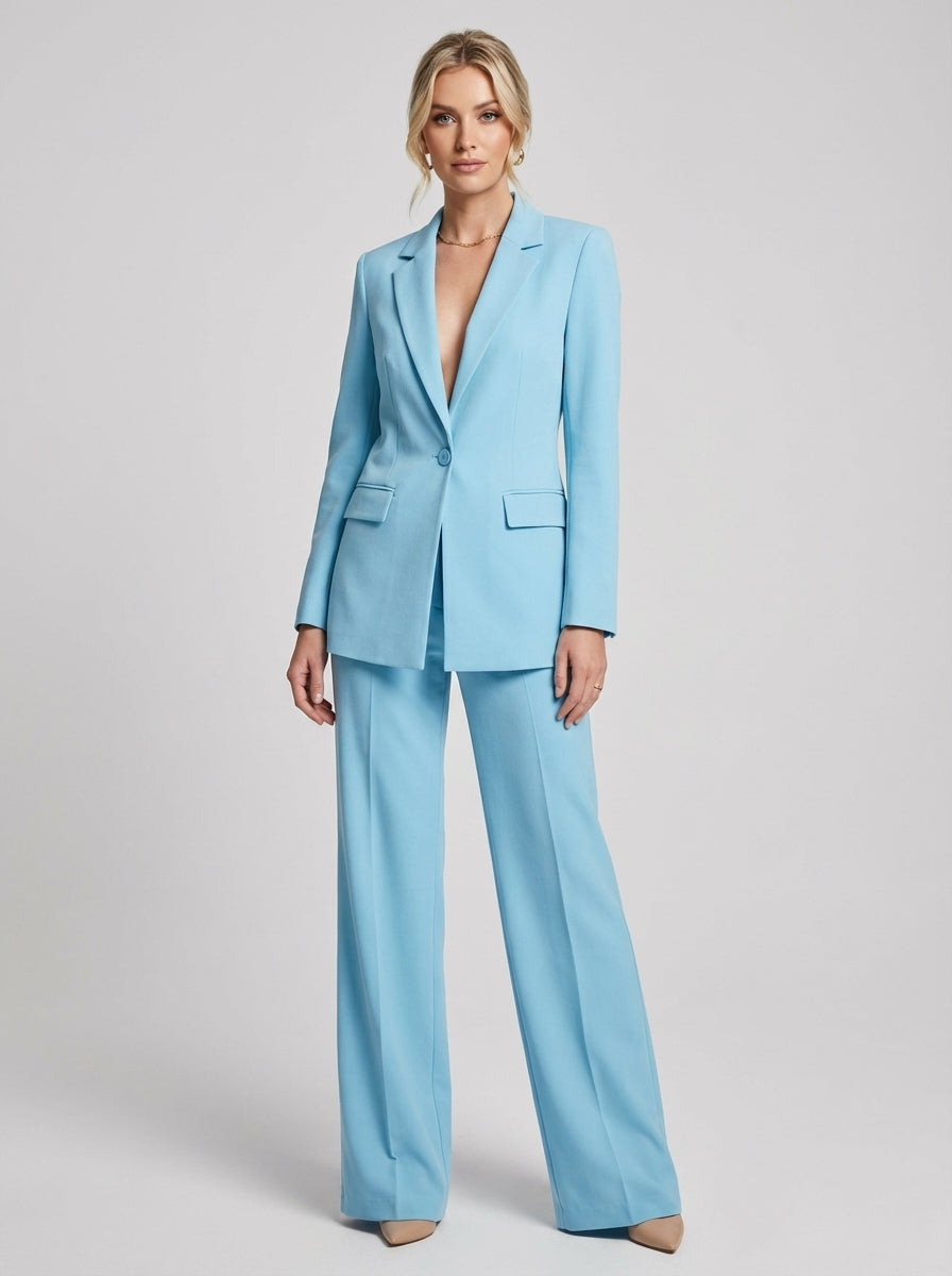 Damen Blazer und Hosen Set
