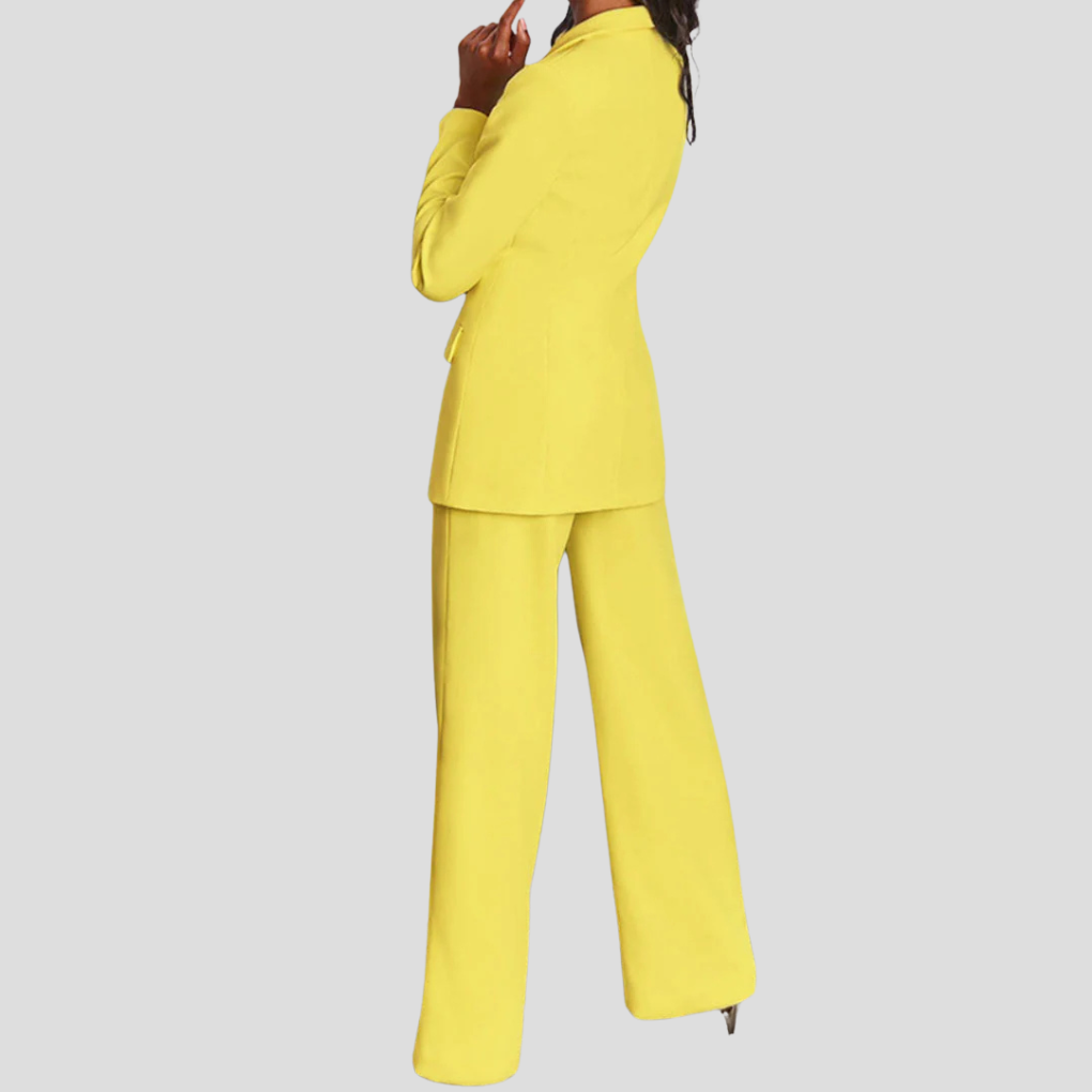 Damen Blazer und Hosen Set