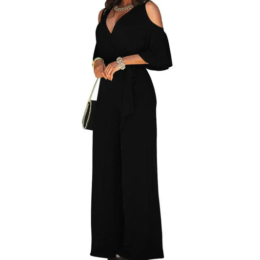 Damen-Jumpsuit mit weitem Bein