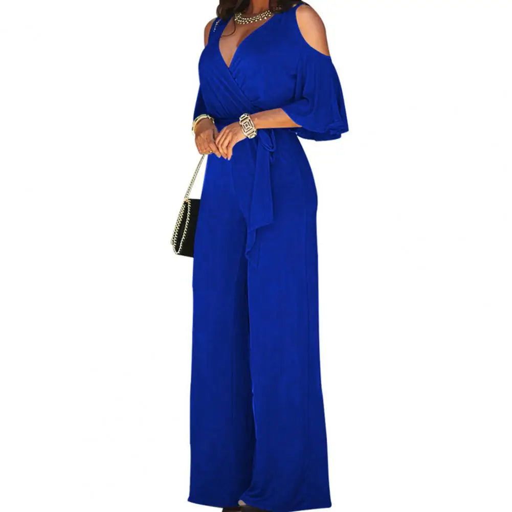 Damen-Jumpsuit mit weitem Bein
