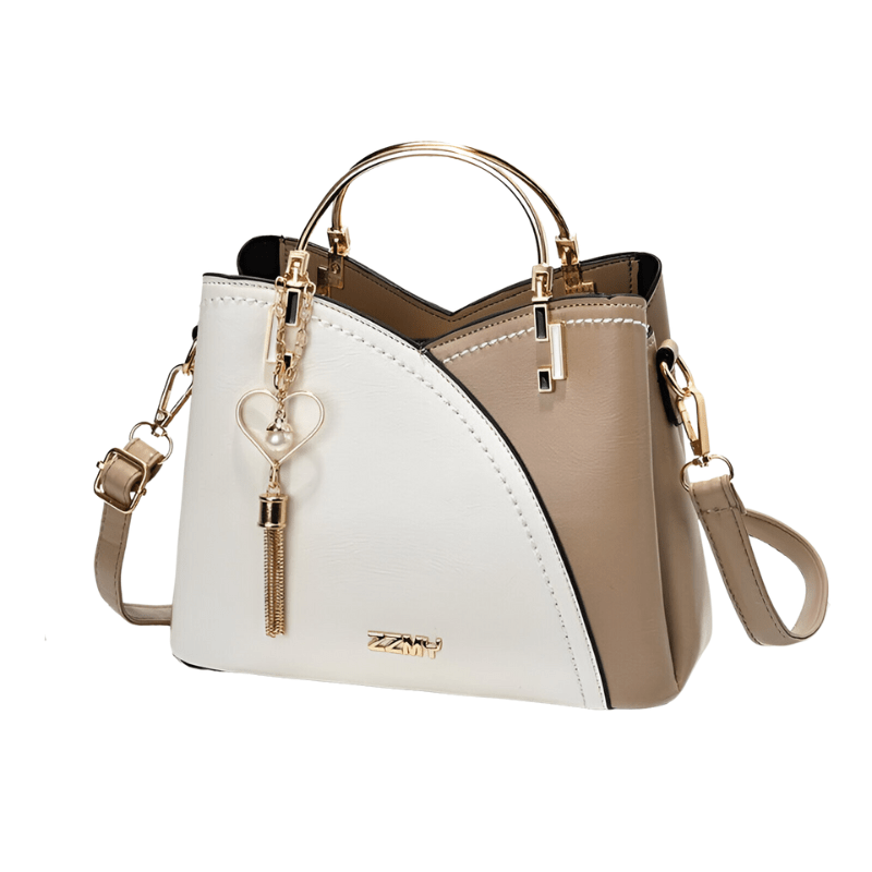 Damen-Leder-Tote-Schultertasche