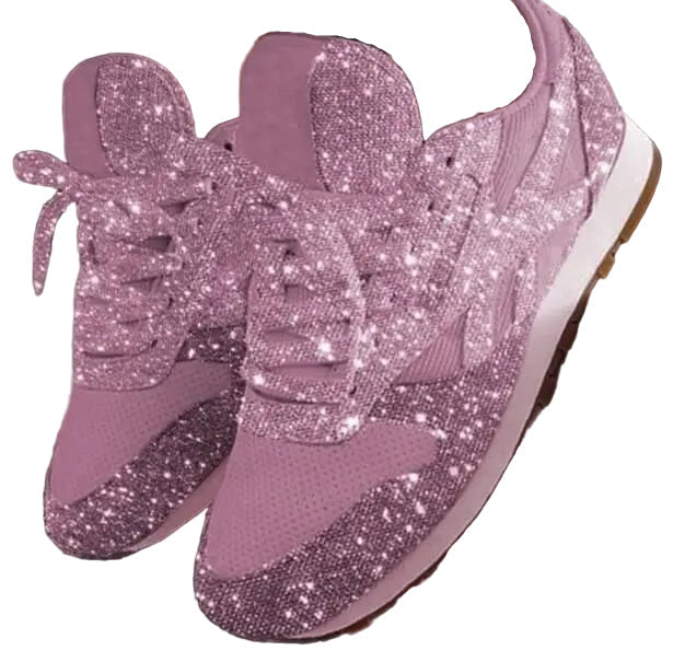 Glitzernde Mesh-Sneaker für Damen für Alltag und Partys