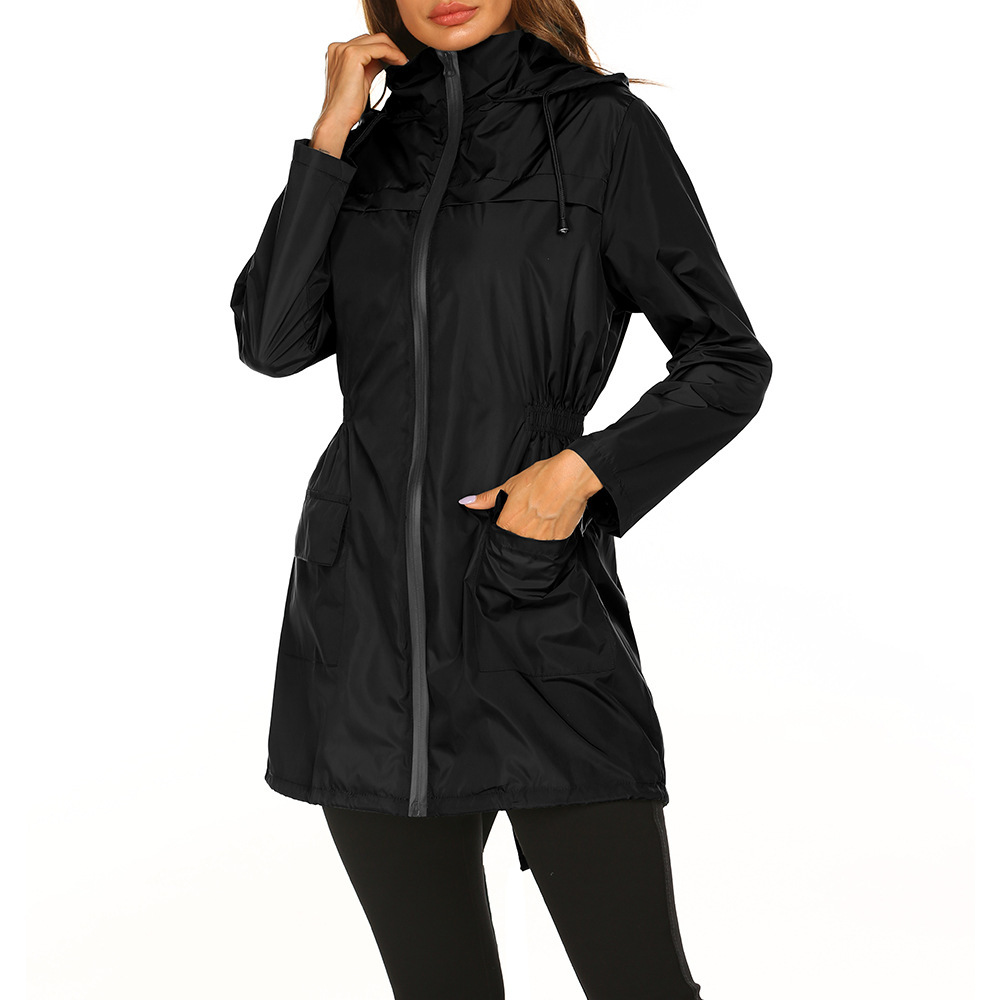 Damen Anorak-Jacke mit Kapuze