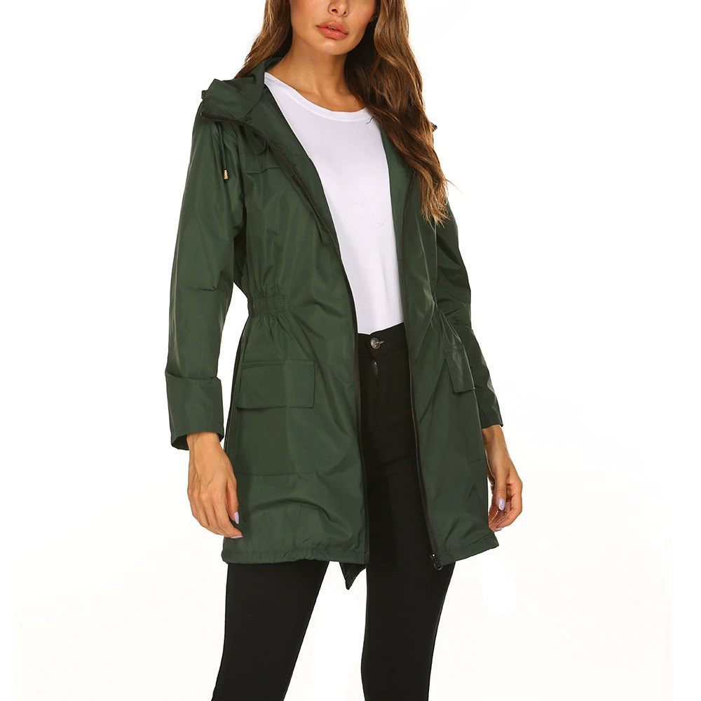 Damen Anorak-Jacke mit Kapuze