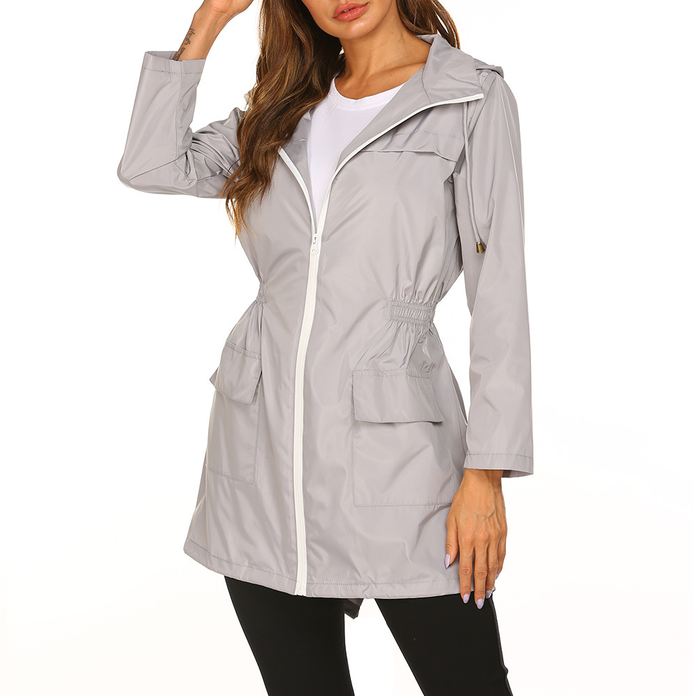 Damen Anorak-Jacke mit Kapuze