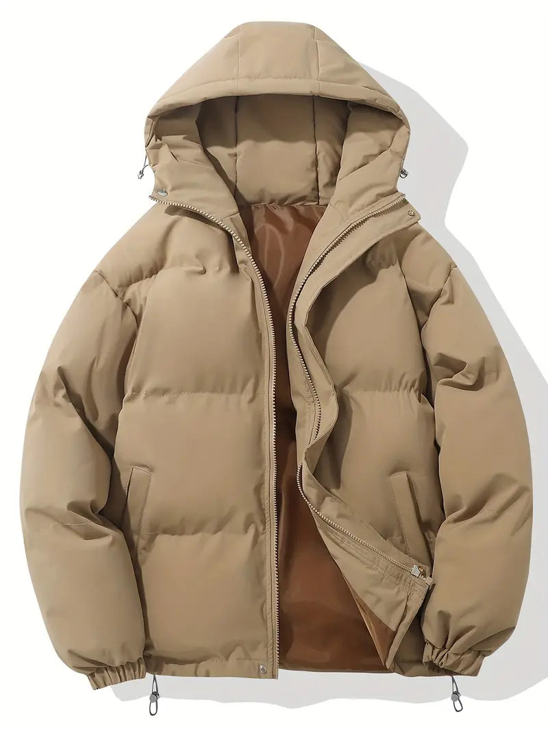 Damen-Pufferjacke mit Kapuze