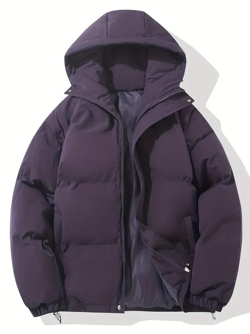 Damen-Pufferjacke mit Kapuze