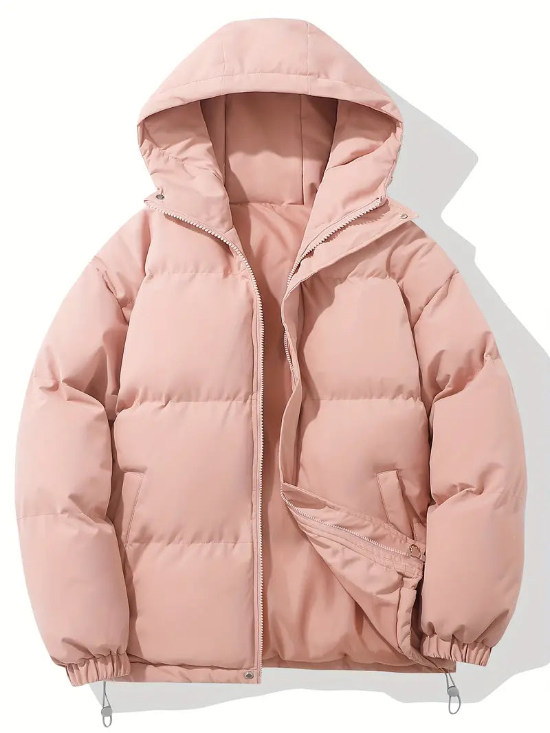 Damen-Pufferjacke mit Kapuze