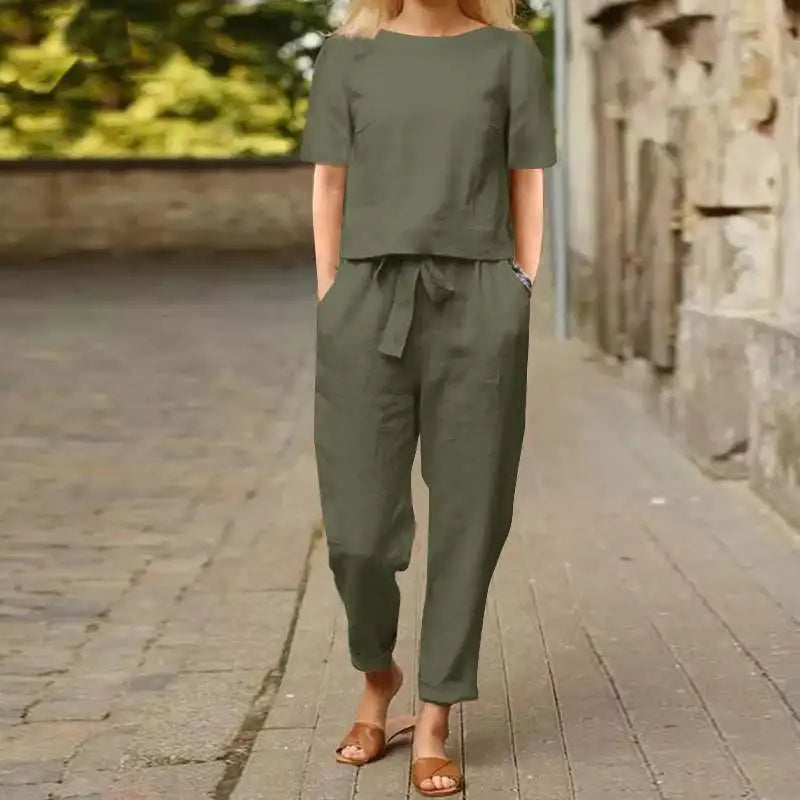 Zweiteiliges Cropped-Set für Damen