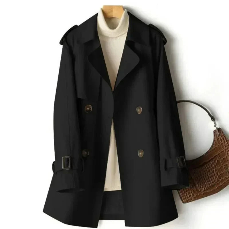Zweireihiger Damen-Trenchcoat