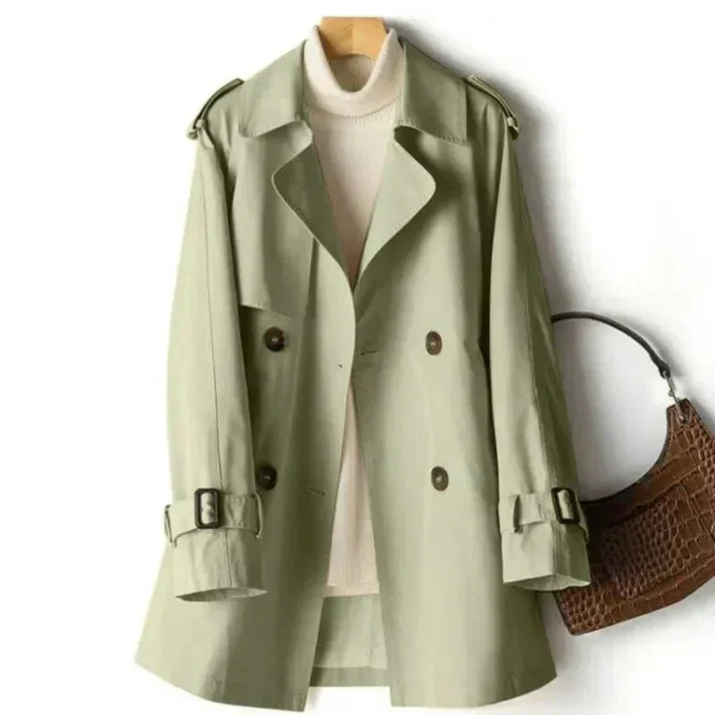 Zweireihiger Damen-Trenchcoat